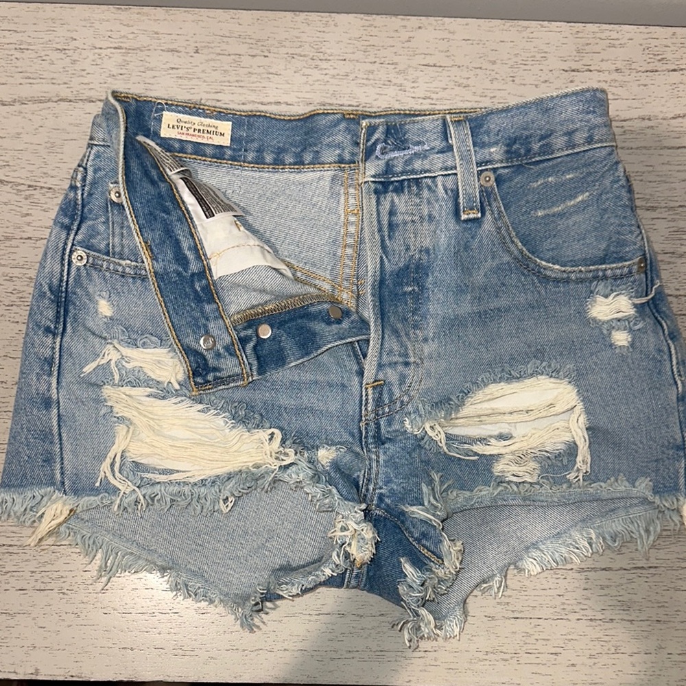 Levi's Original 501 Blue Jean Shorts